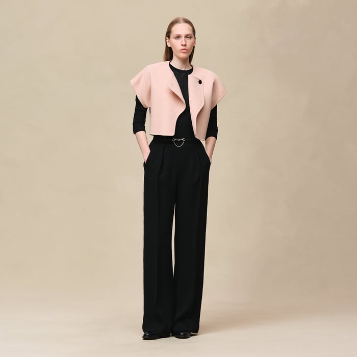 Rose Palomino Short-sleeve Bolero Jacket