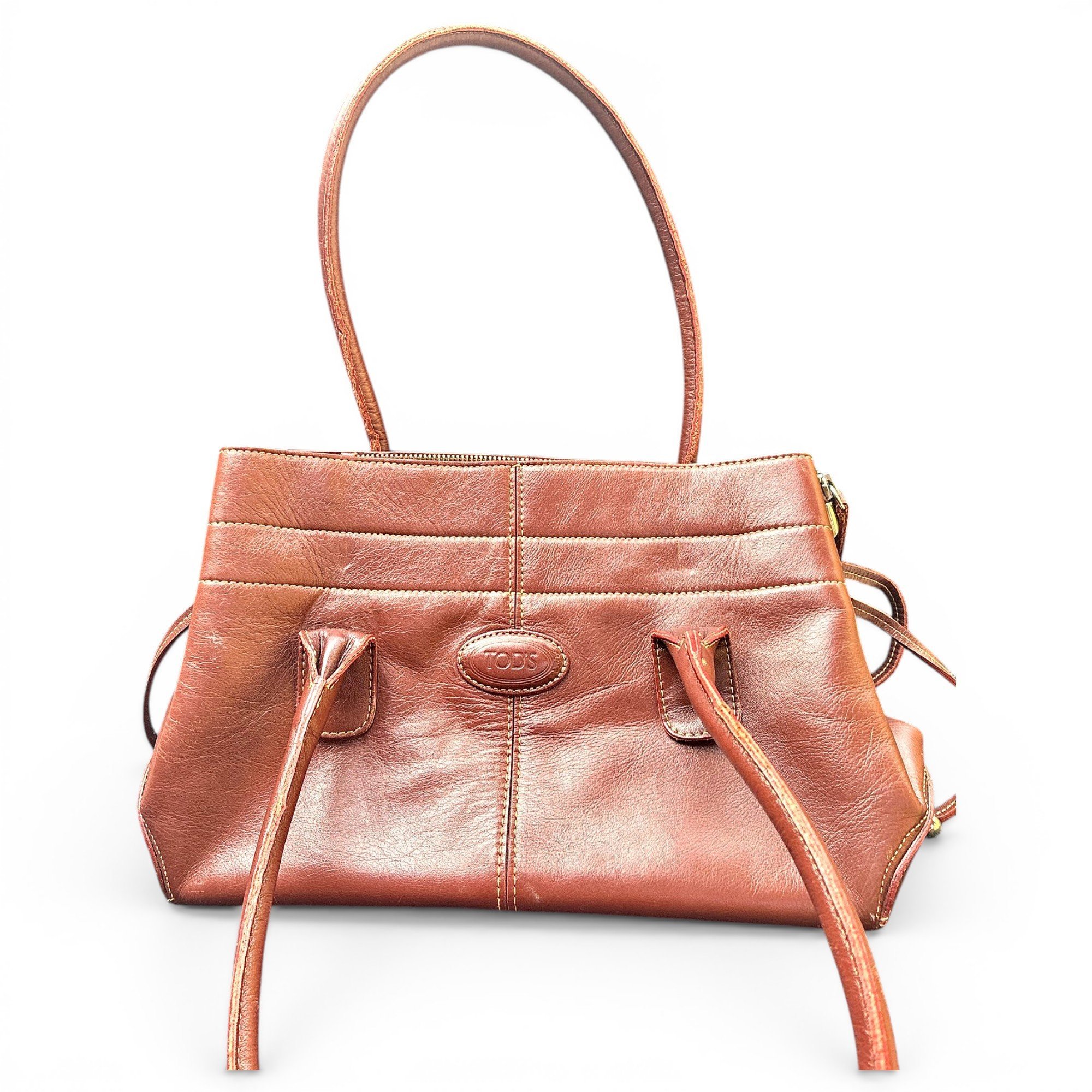 D Bag leather handbag