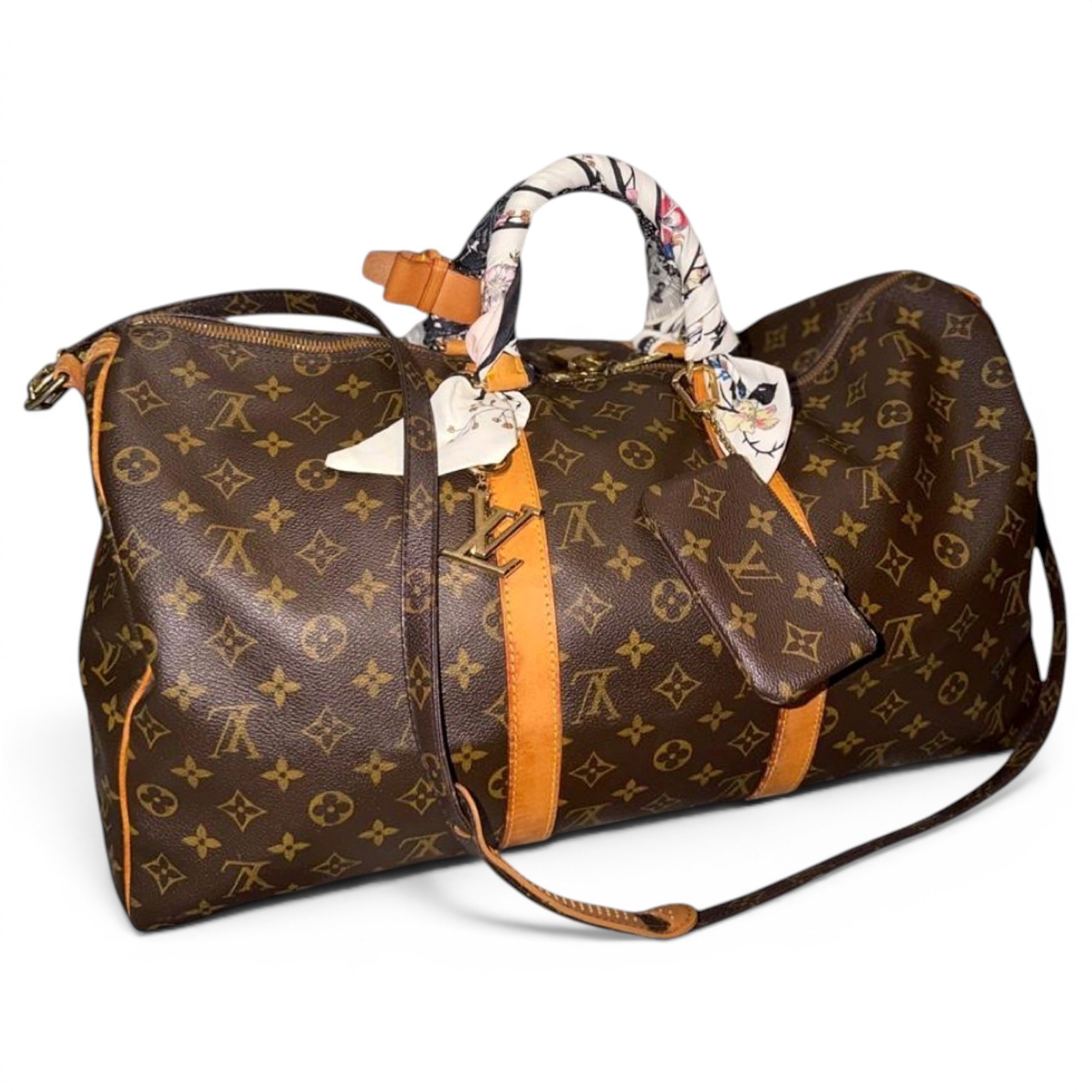 Louis Vuitton Keepall leather 48h bag