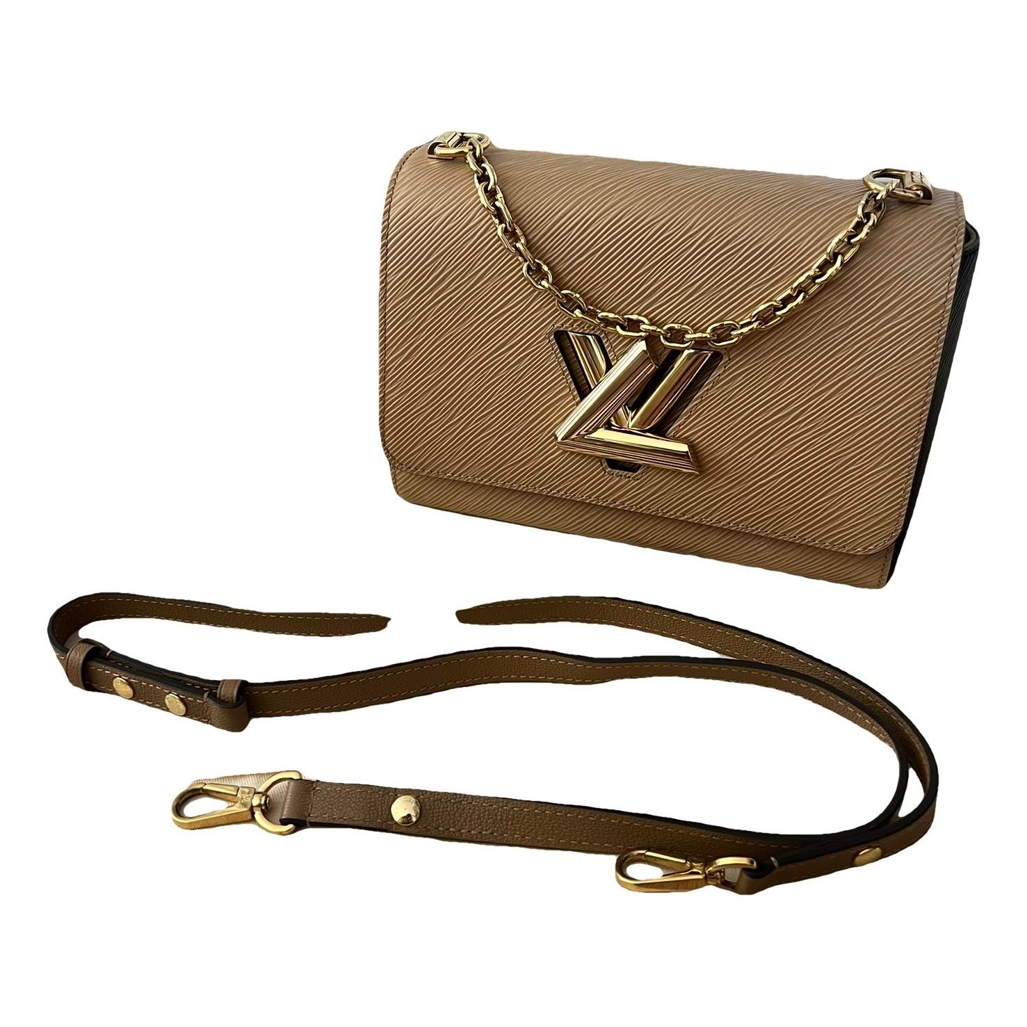 Twist leather crossbody bag
