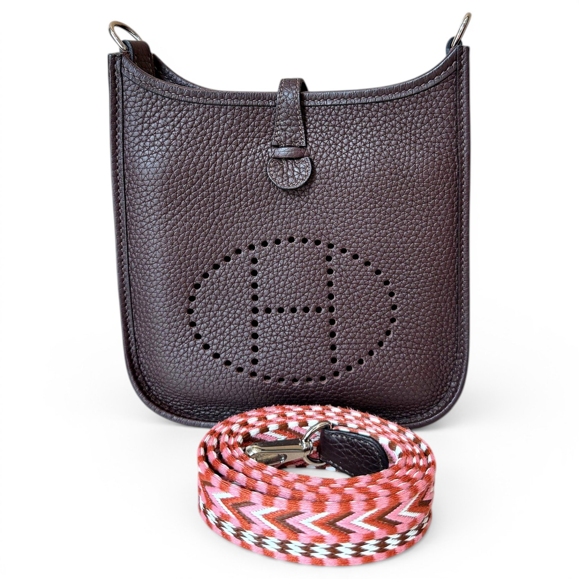 Mini Evelyne leather handbag