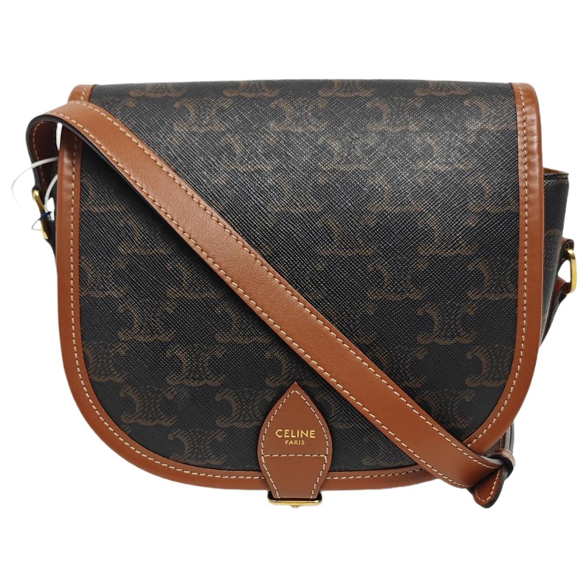 Celine Folco leather crossbody bag