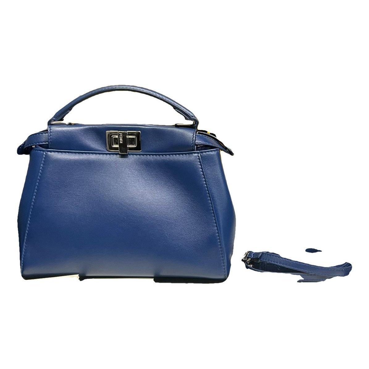 Peekaboo leather handbag