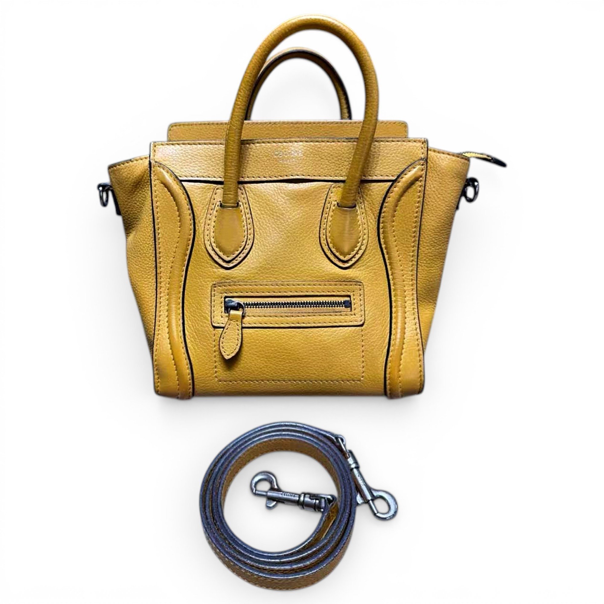 Nano Luggage leather handbag