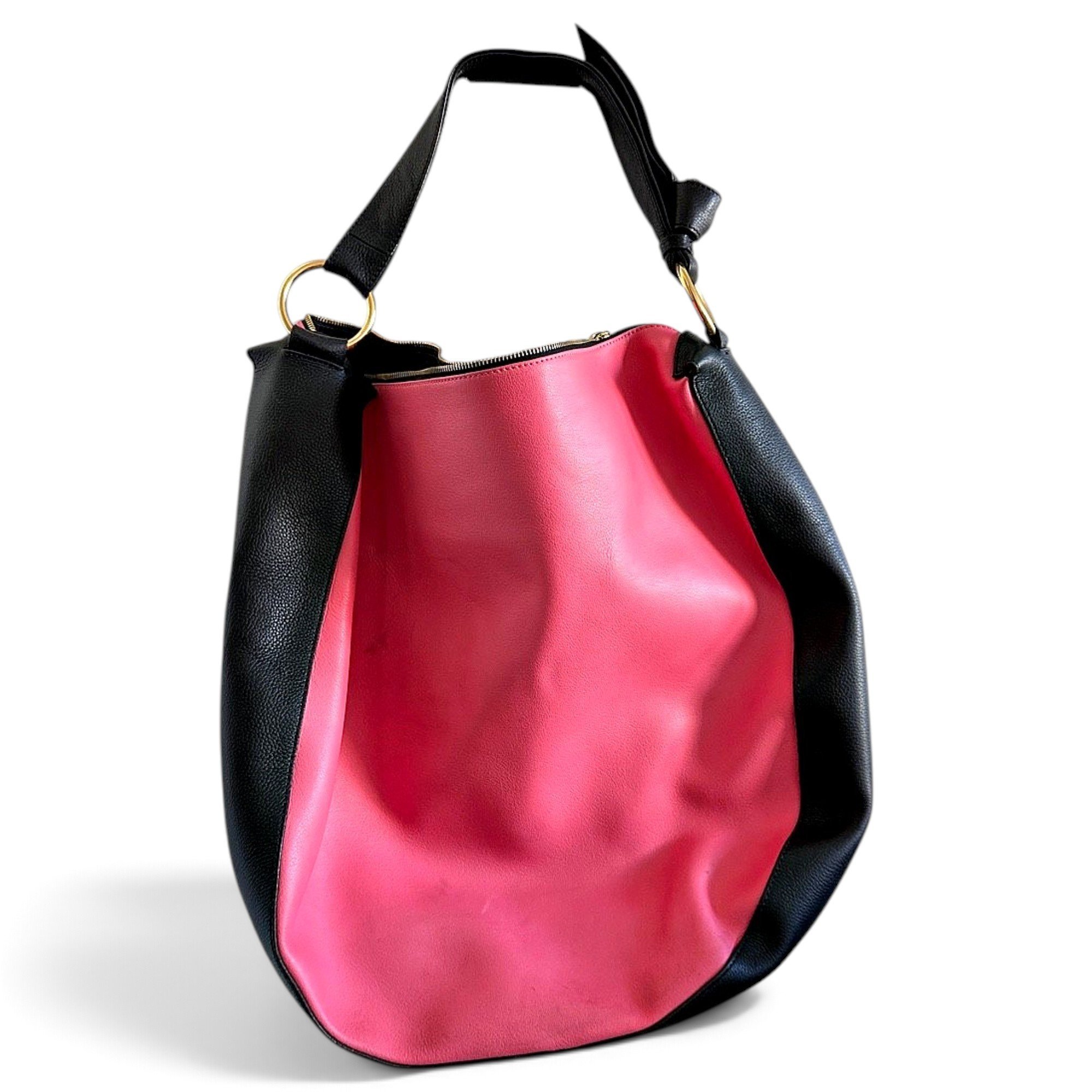 Leather handbag