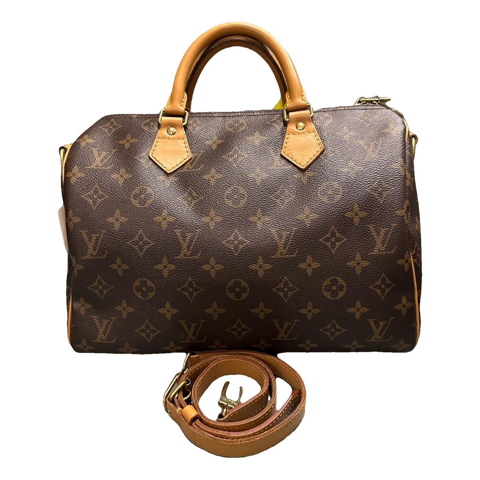 Louis Vuitton Nano Speedy / Mini HL leather handbag