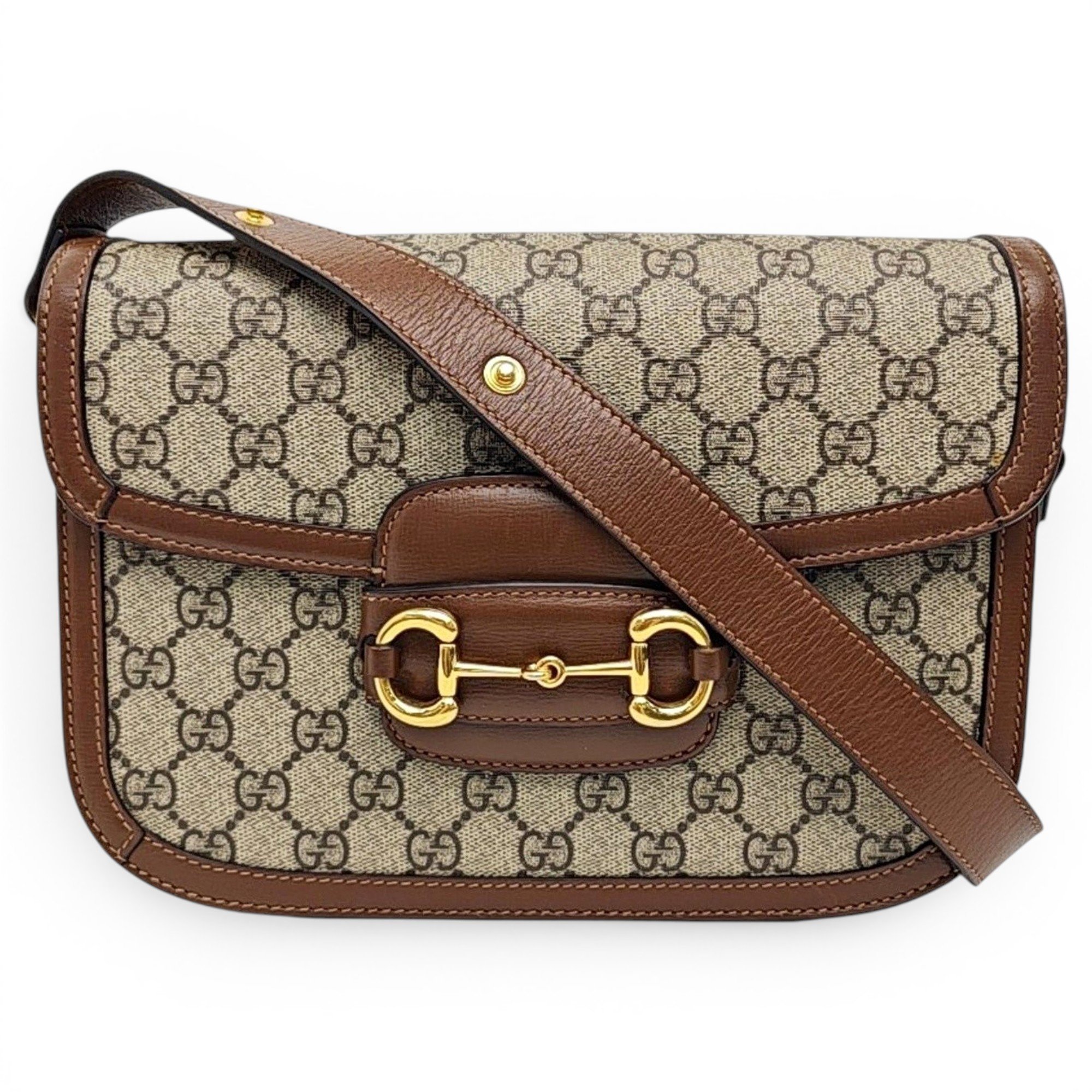 Handle Horsebit 1955 leather handbag
