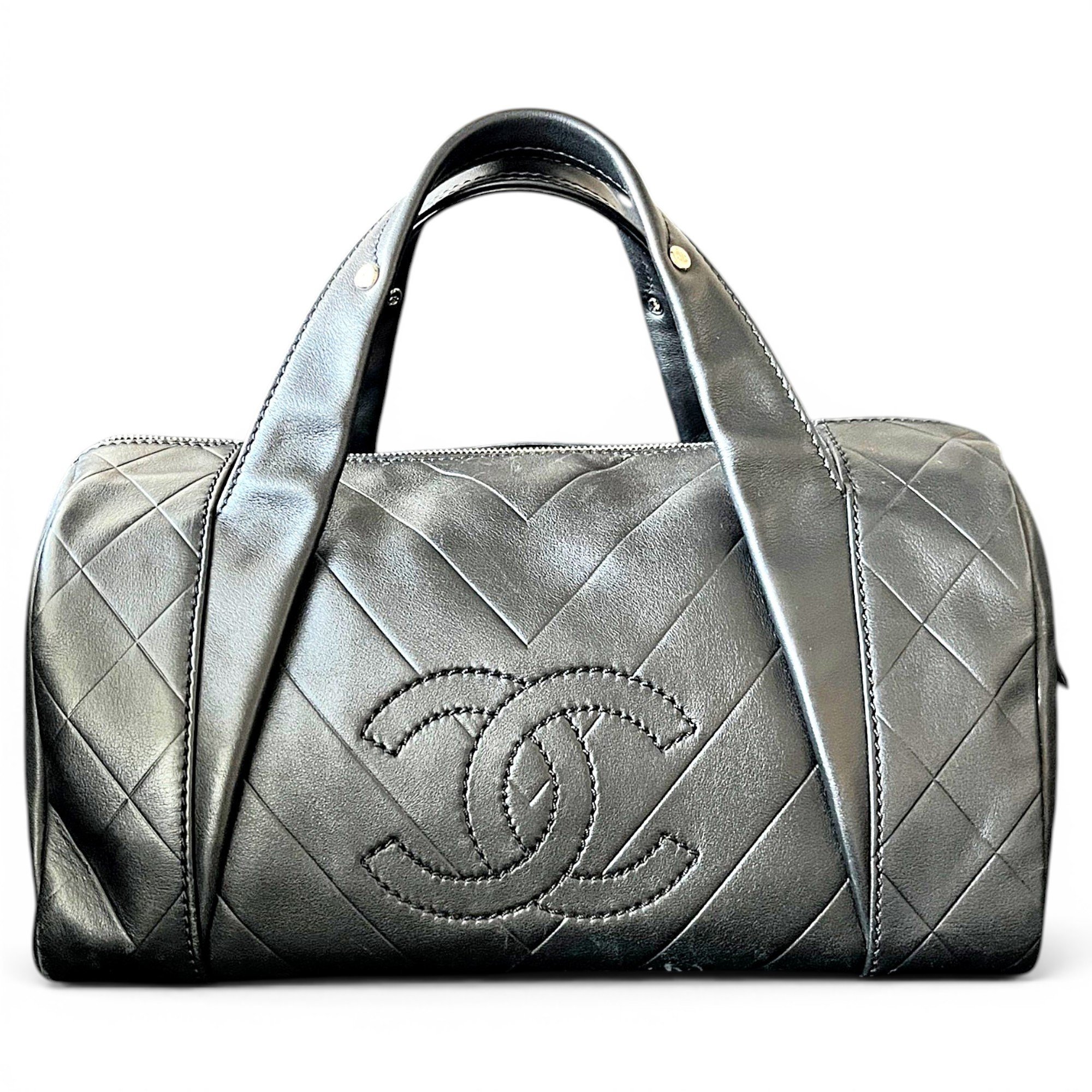 Bowling Bag leather handbag