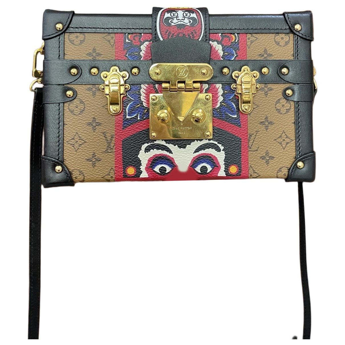 Petite Malle leather handbag