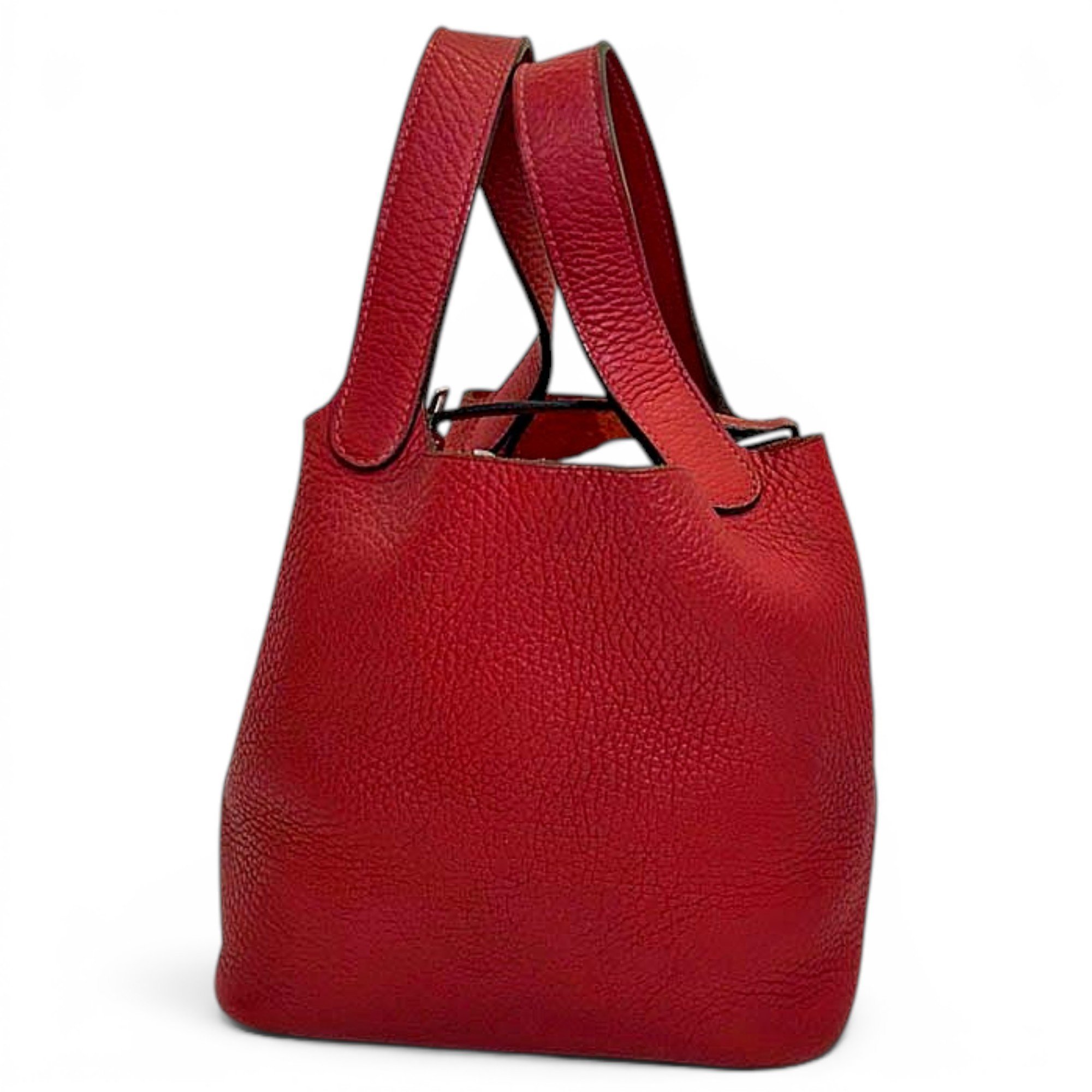 Picotin leather handbag
