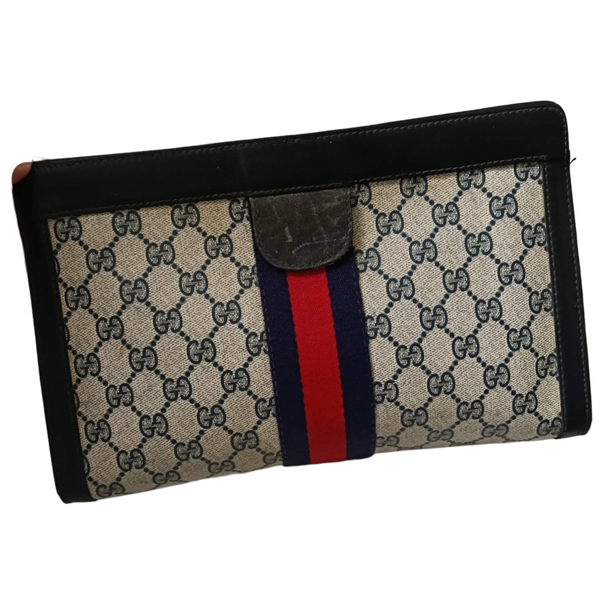Ophidia cloth clutch bag