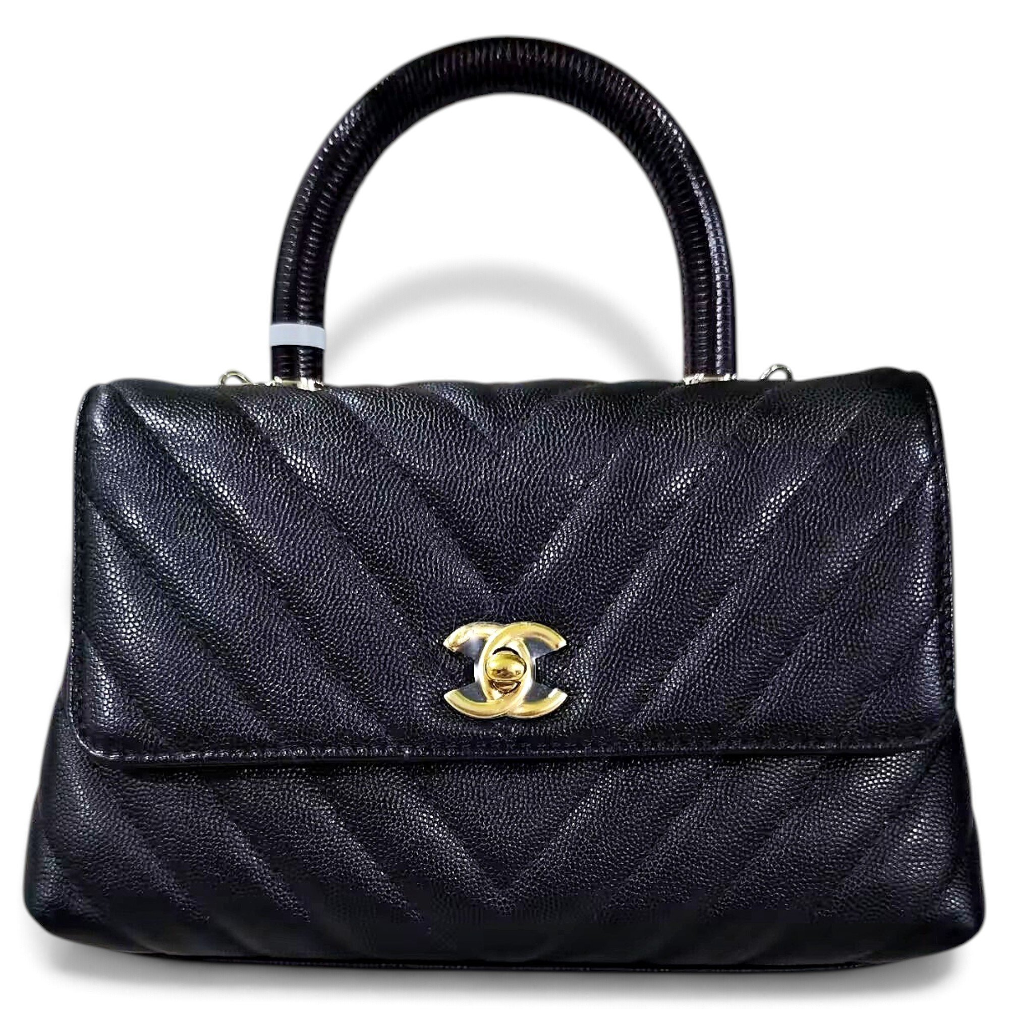 Coco Handle leather handbag