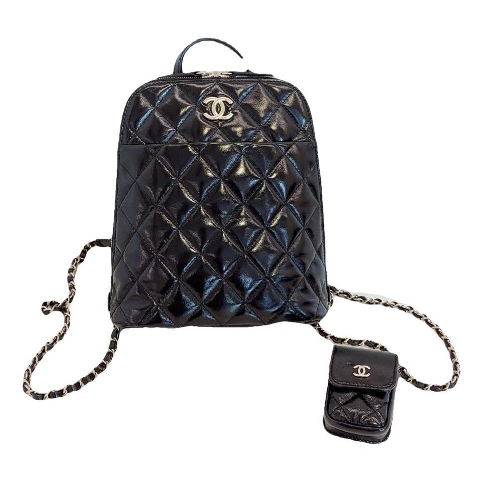 Leather backpack