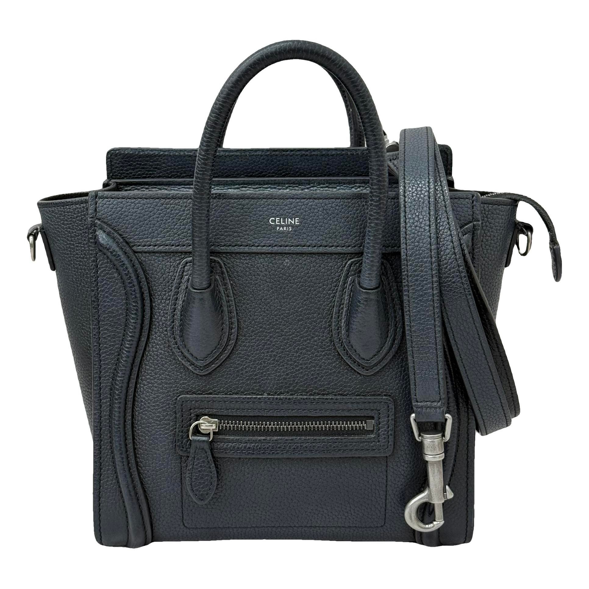 Nano Luggage leather handbag