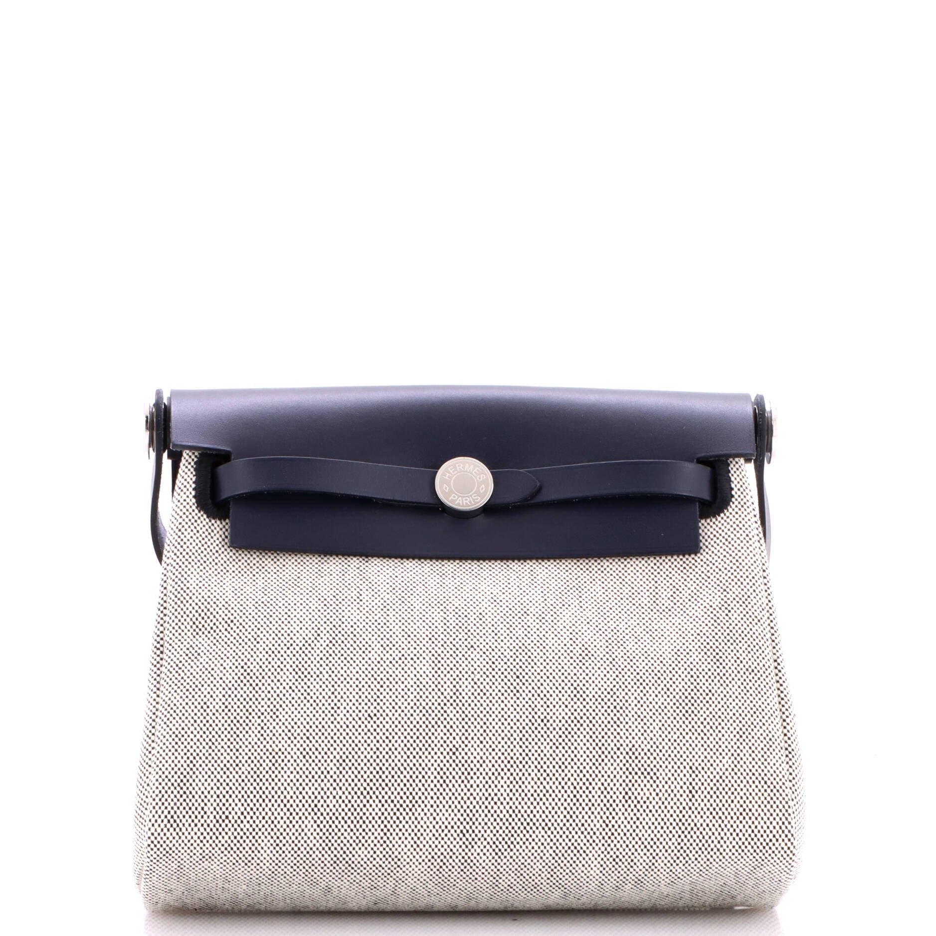 Herbag Zip Toile and Leather 20