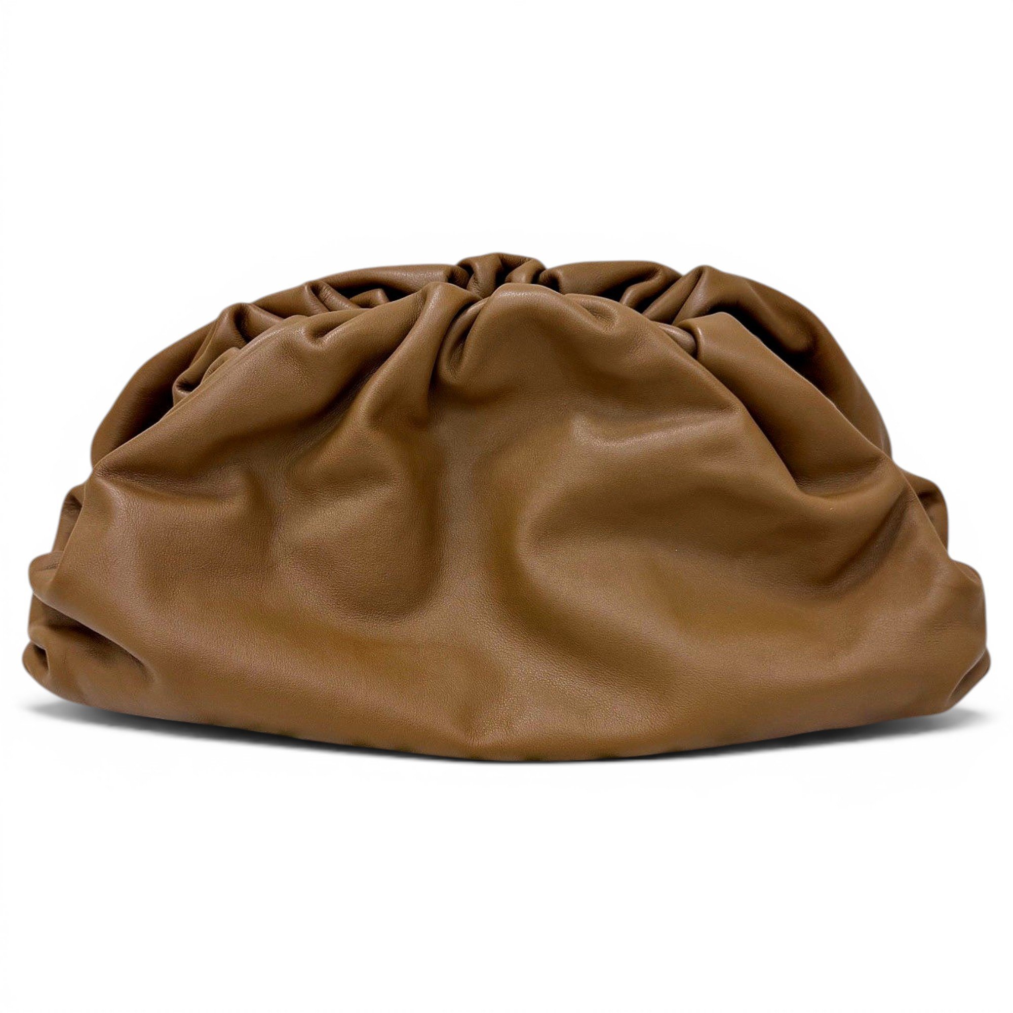 Pouch leather handbag