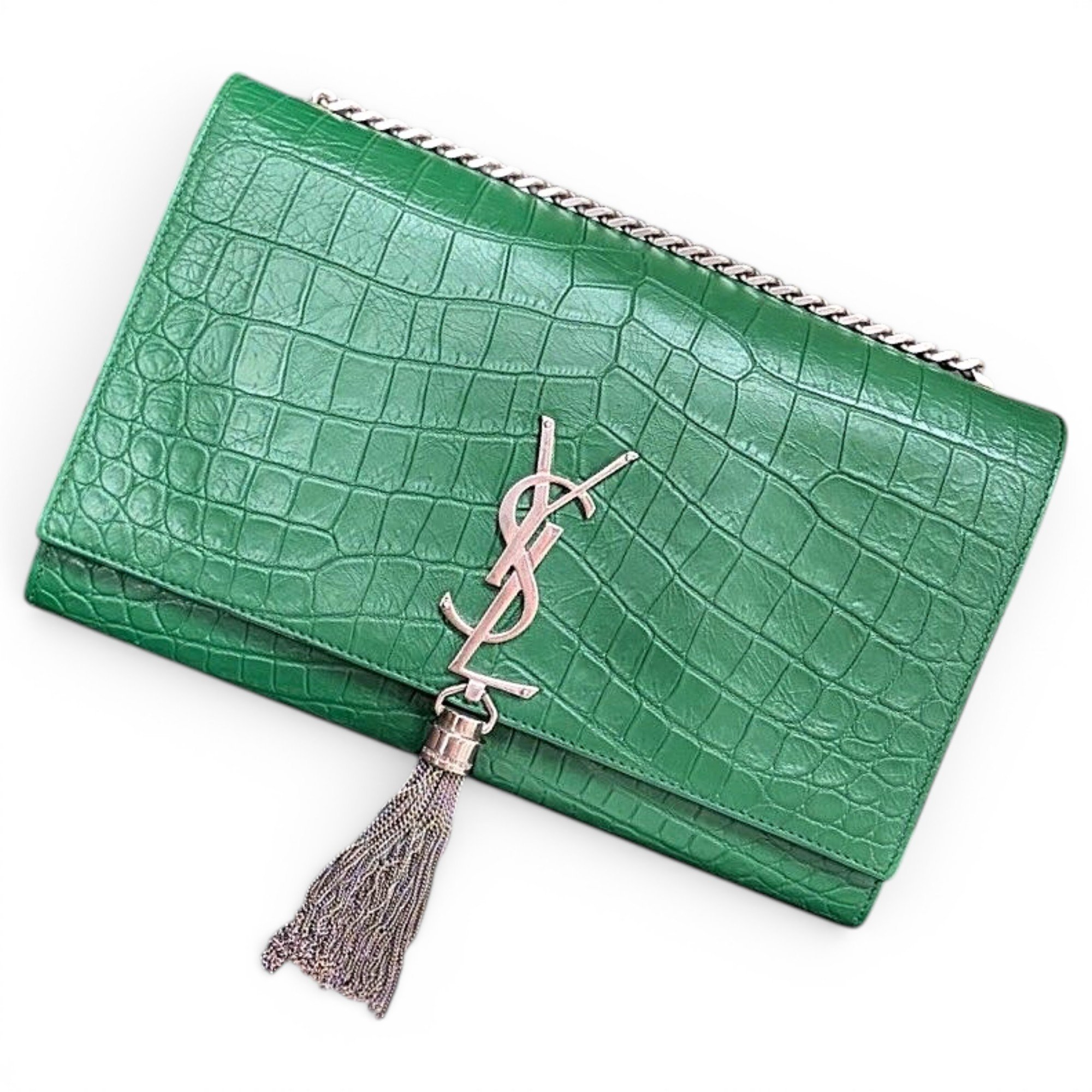 Pompom Kate leather handbag