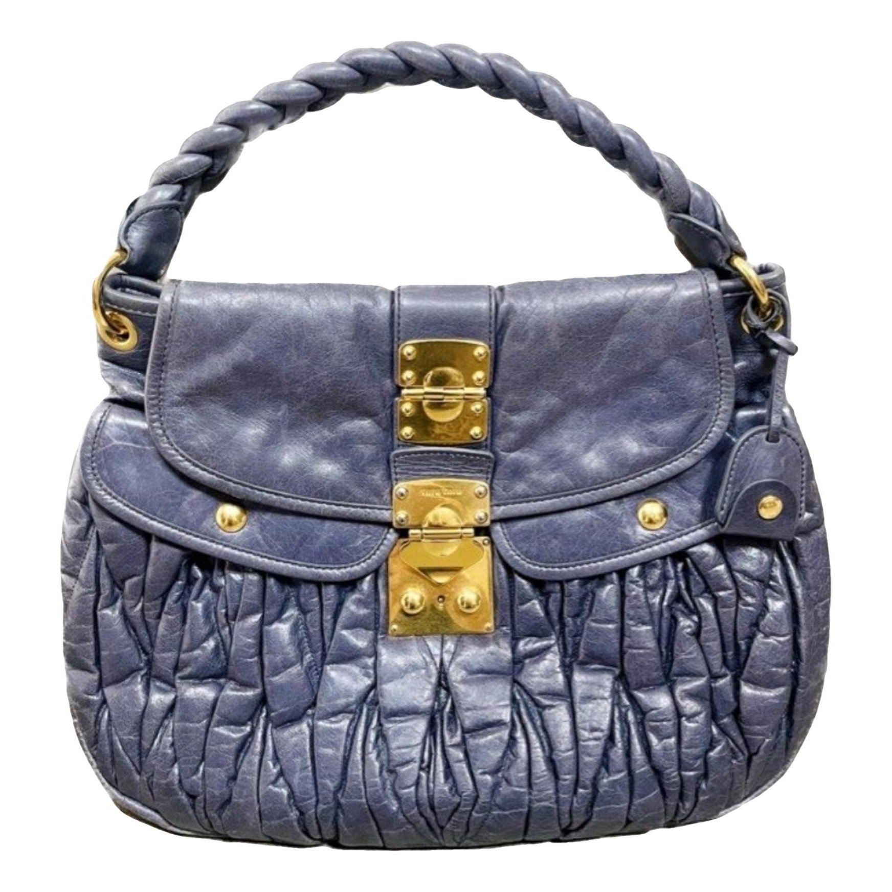 Miu Miu Coffer leather handbag
