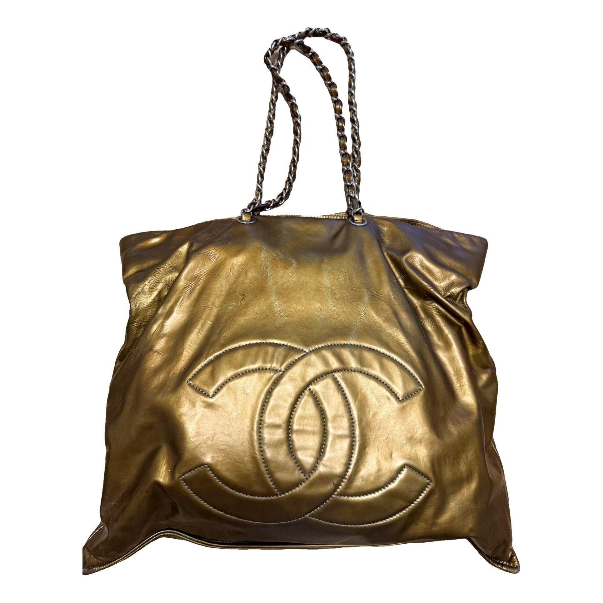 North South Deauville leather tote