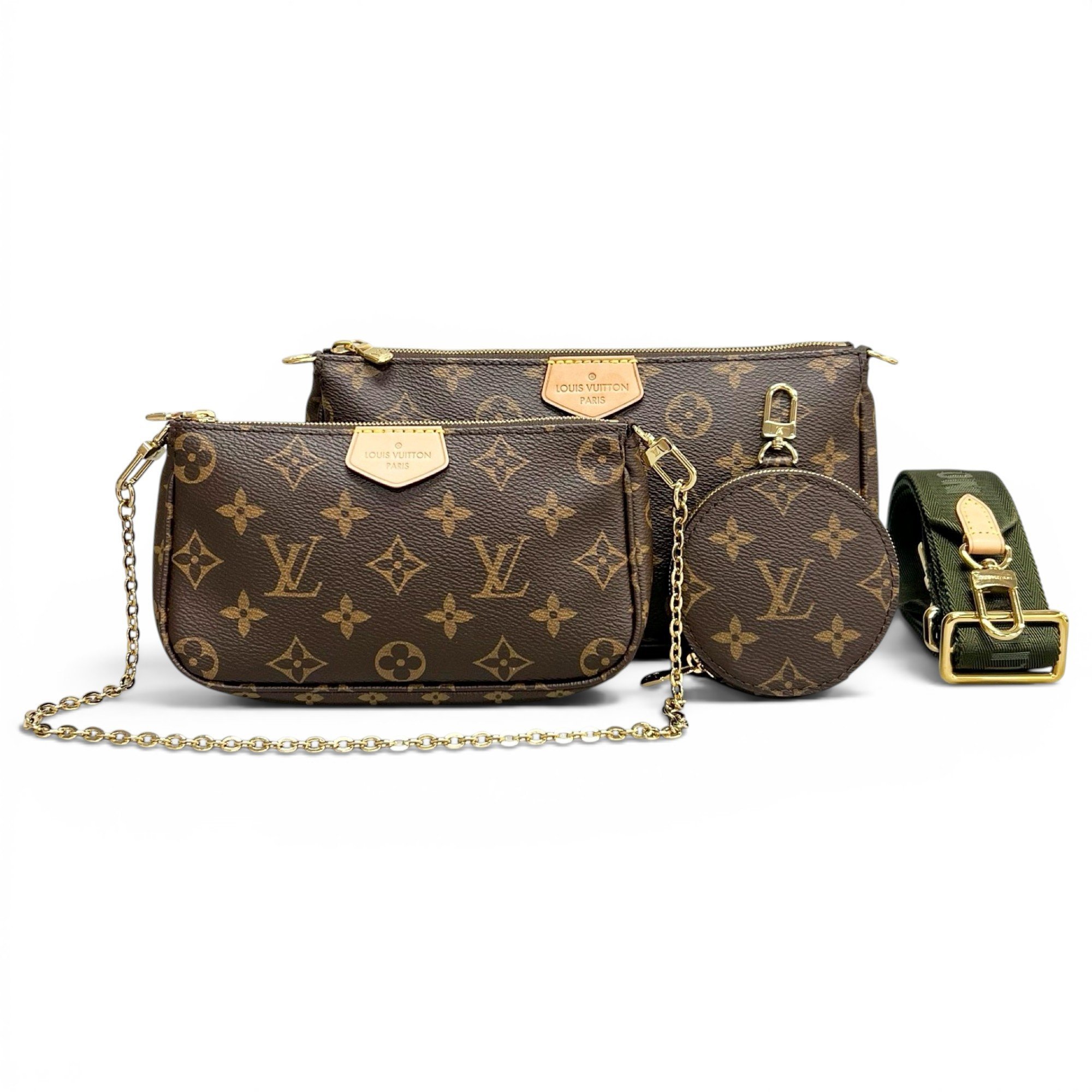 Louis Vuitton Multi Pochette Accessoires cloth crossbody bag