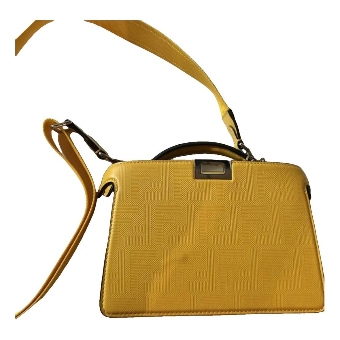 Peekaboo leather handbag