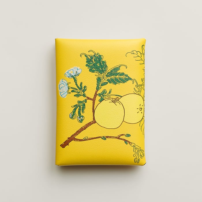 Jaune De Naples Calvi Duo Compact Card Holder