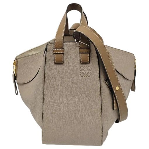 Hammock leather handbag