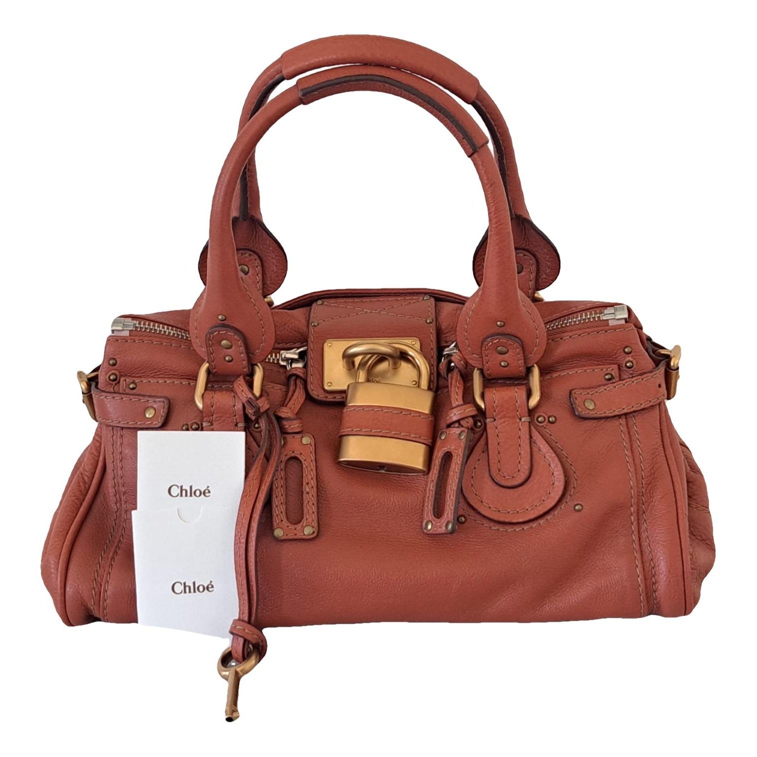 Paddington, Zip leather handbag