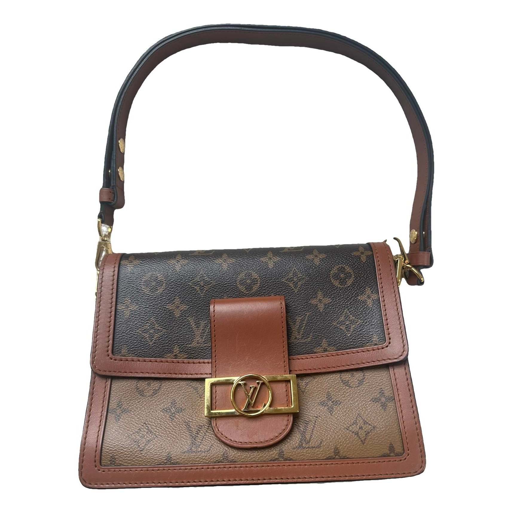 Dauphine Vintage leather handbag