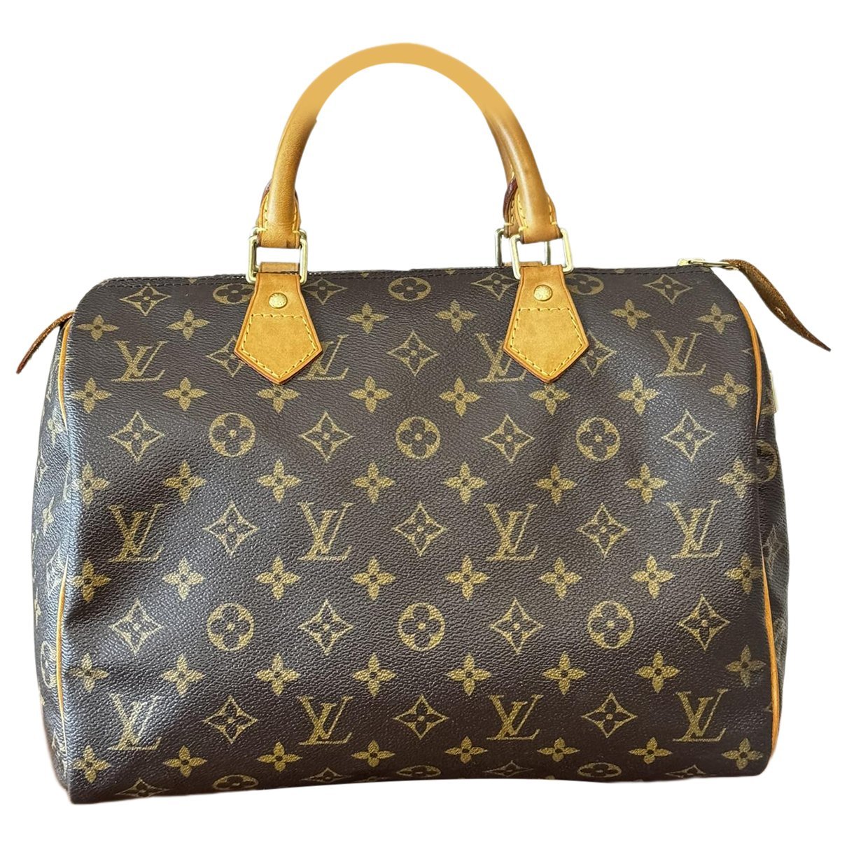 Speedy leather handbag