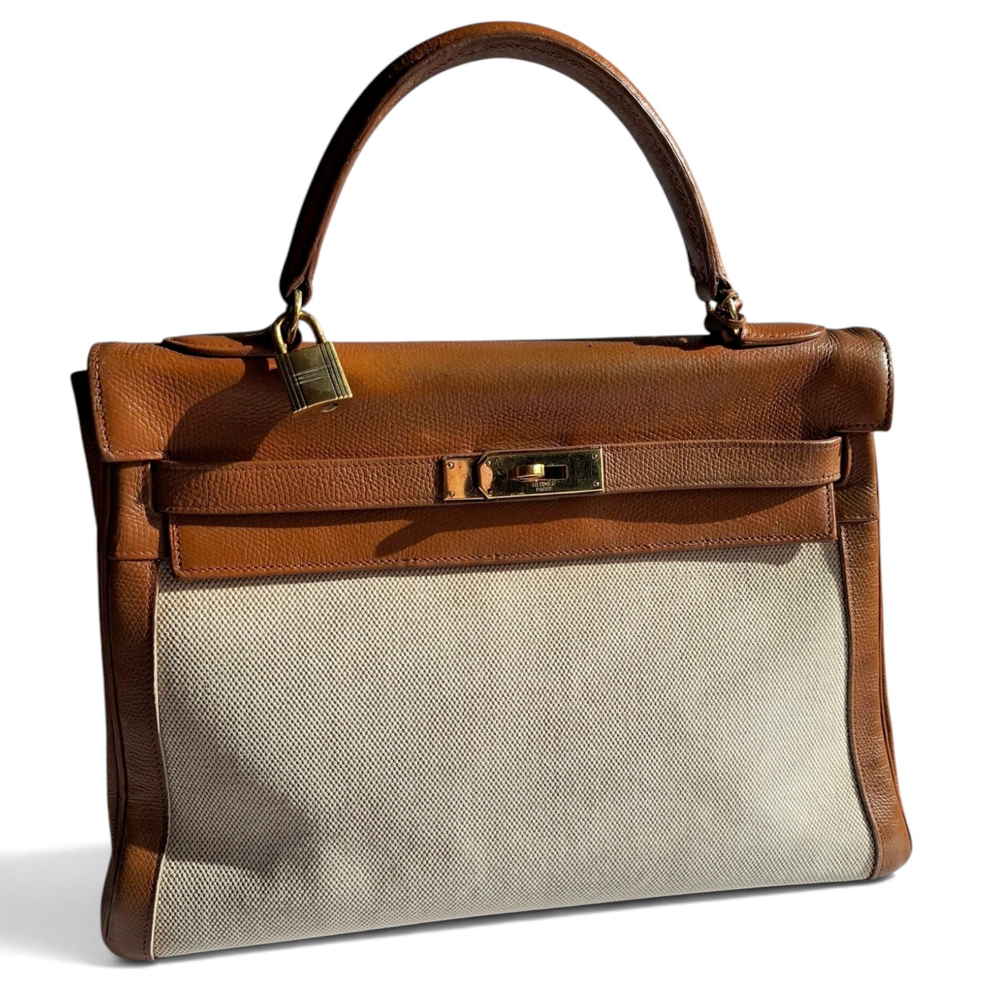 Kelly 32 leather handbag