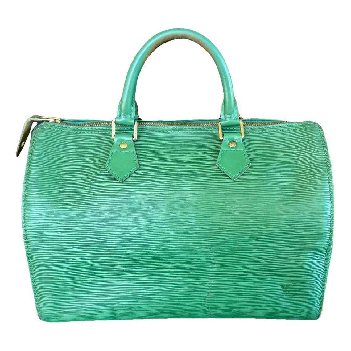 Speedy leather handbag
