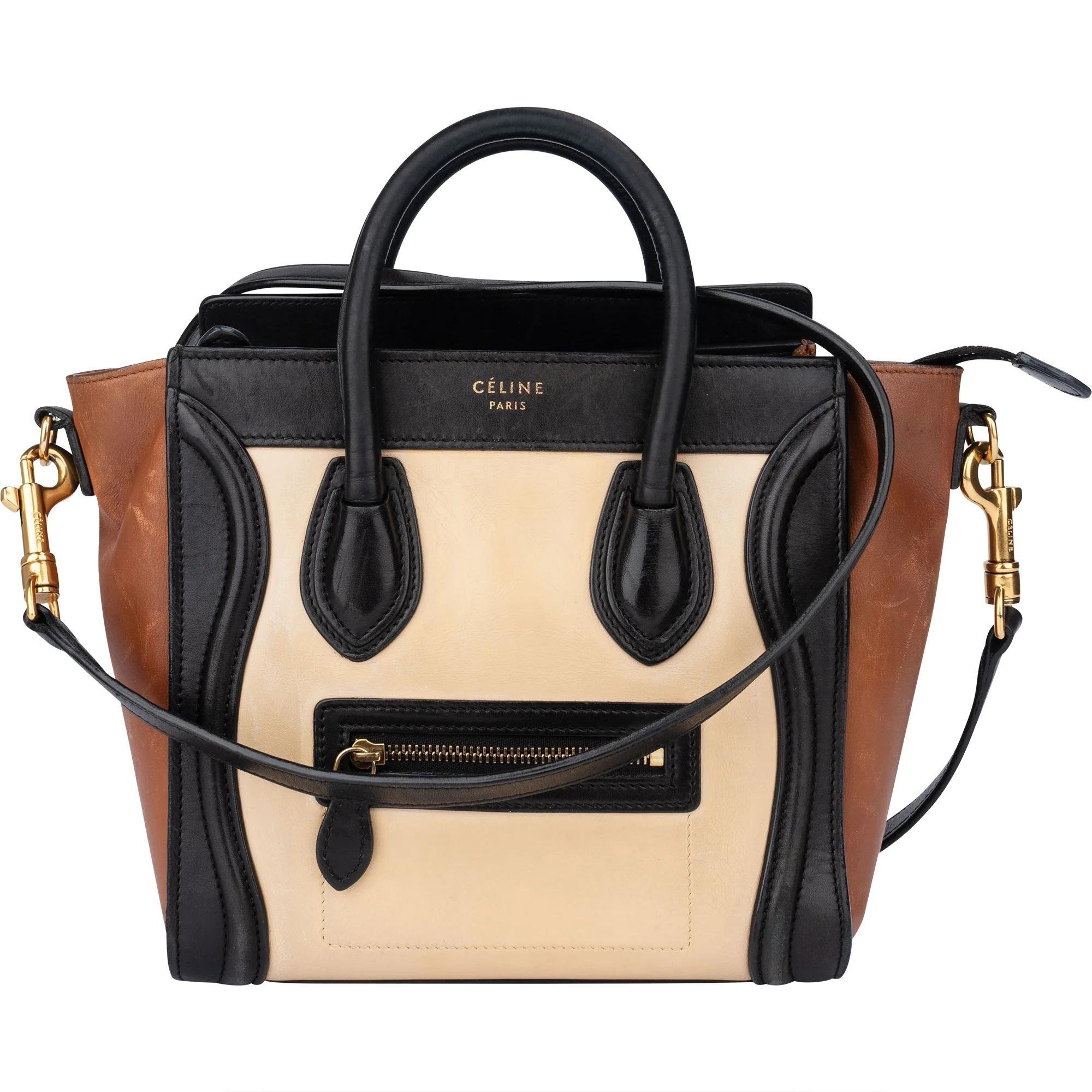 Luggage leather handbag