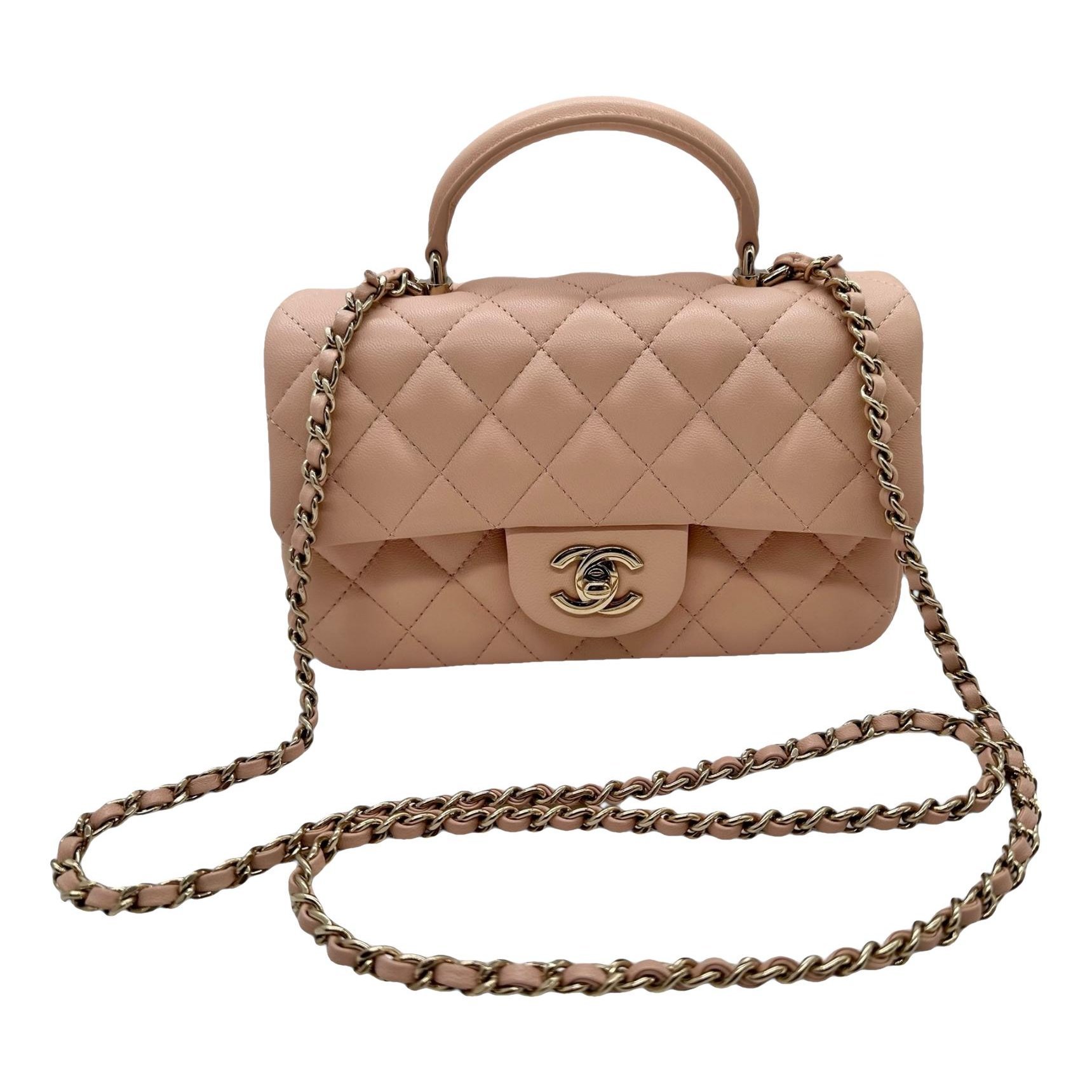 Timeless Classique Top Handle leather handbag