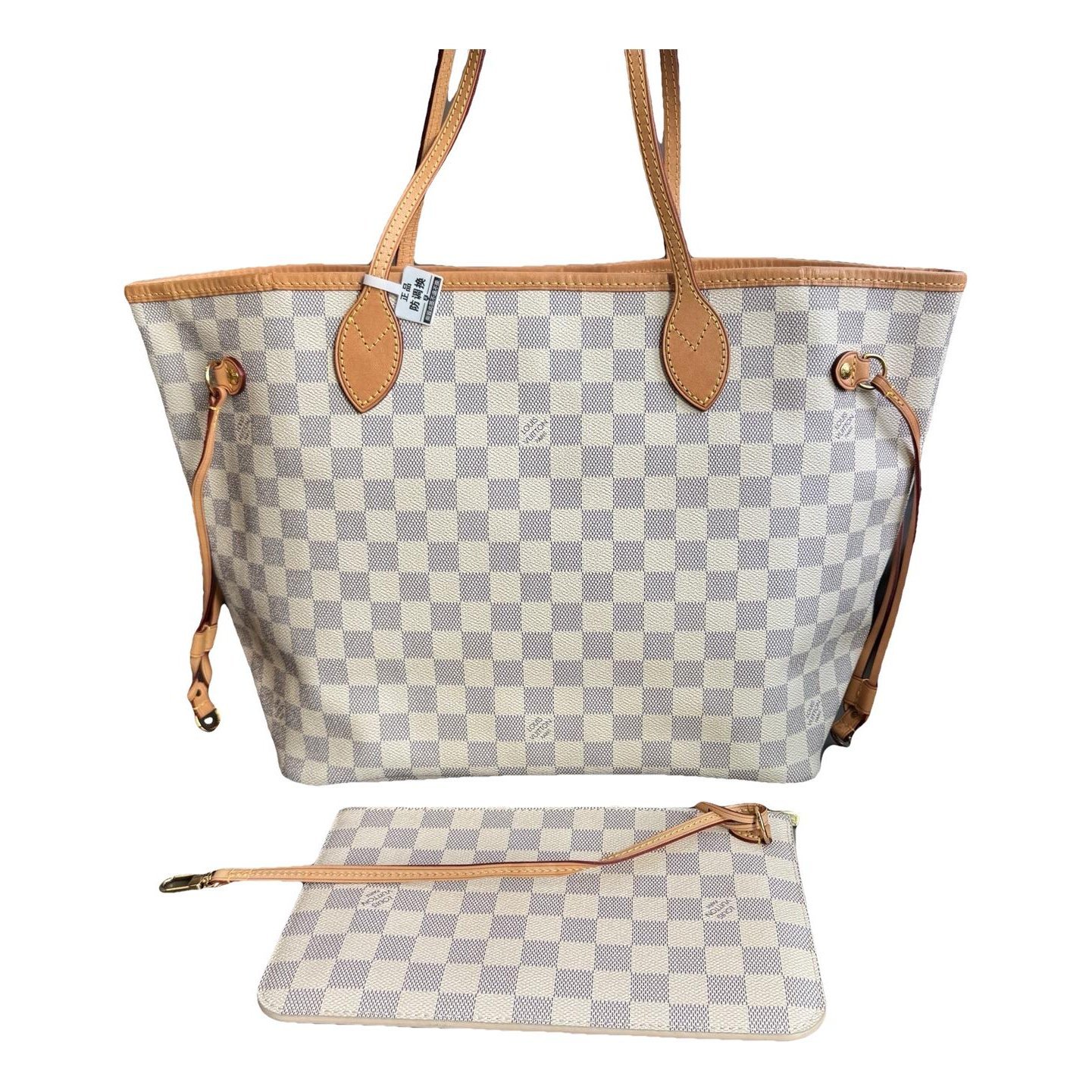 Neverfull leather tote