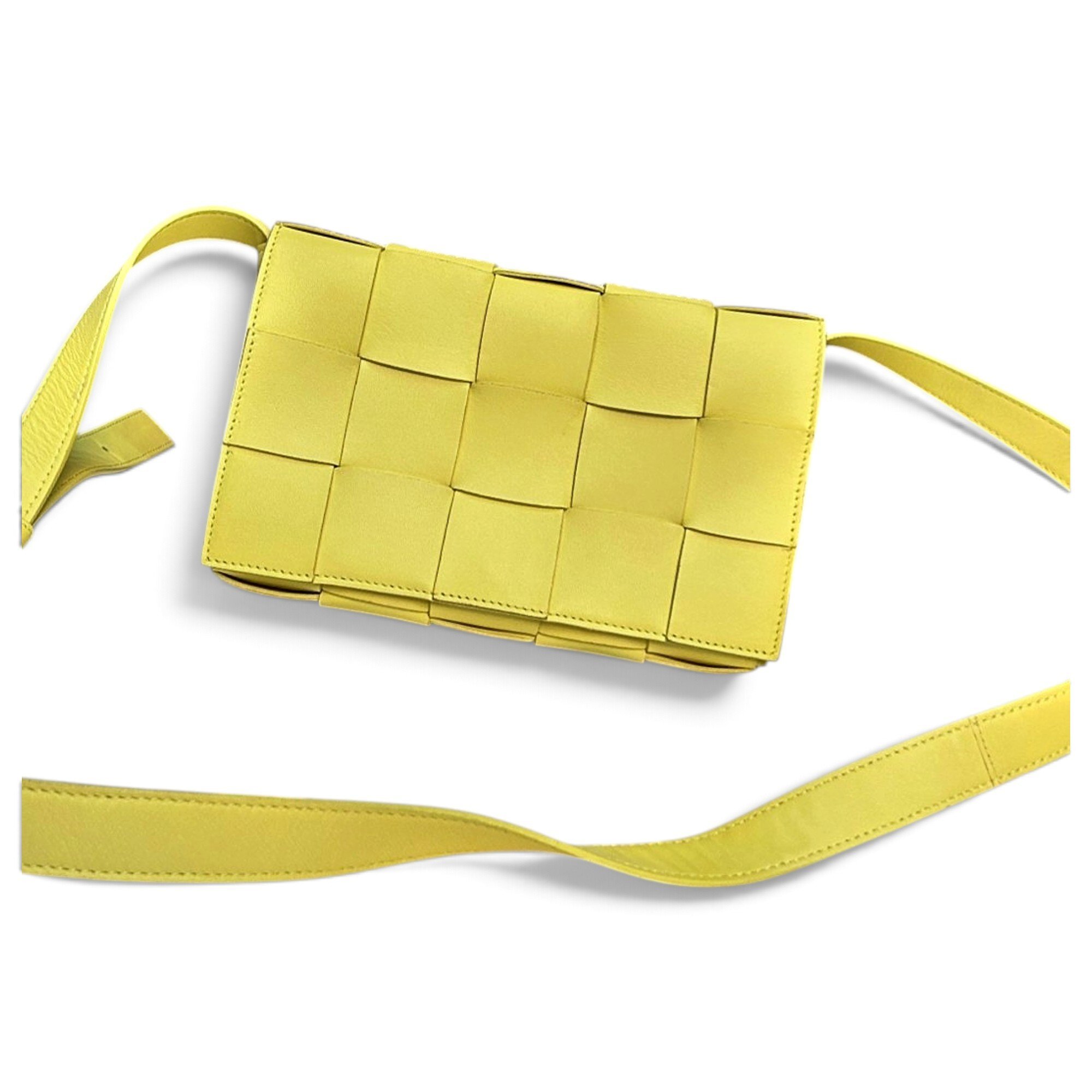 Cassette leather handbag