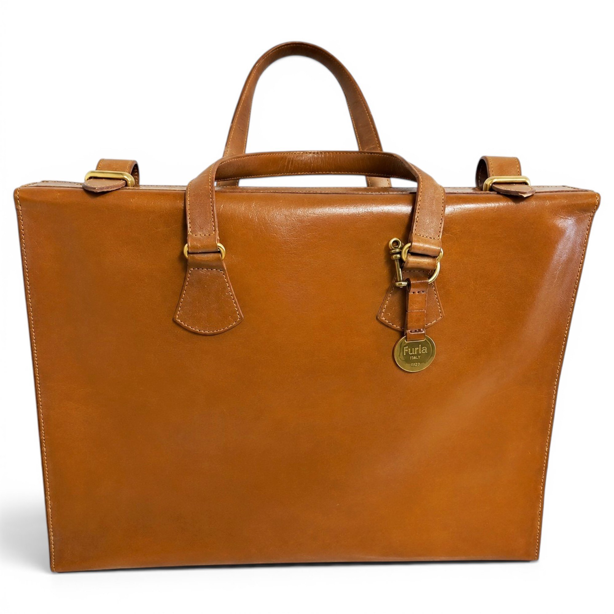 Leather handbag