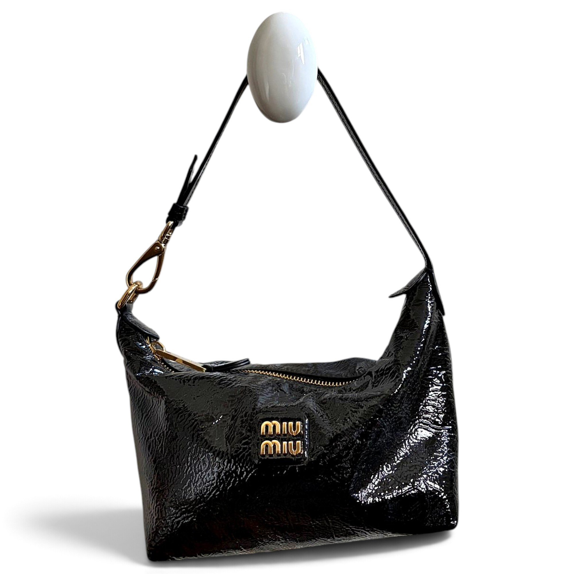 Miu Spirit leather handbag