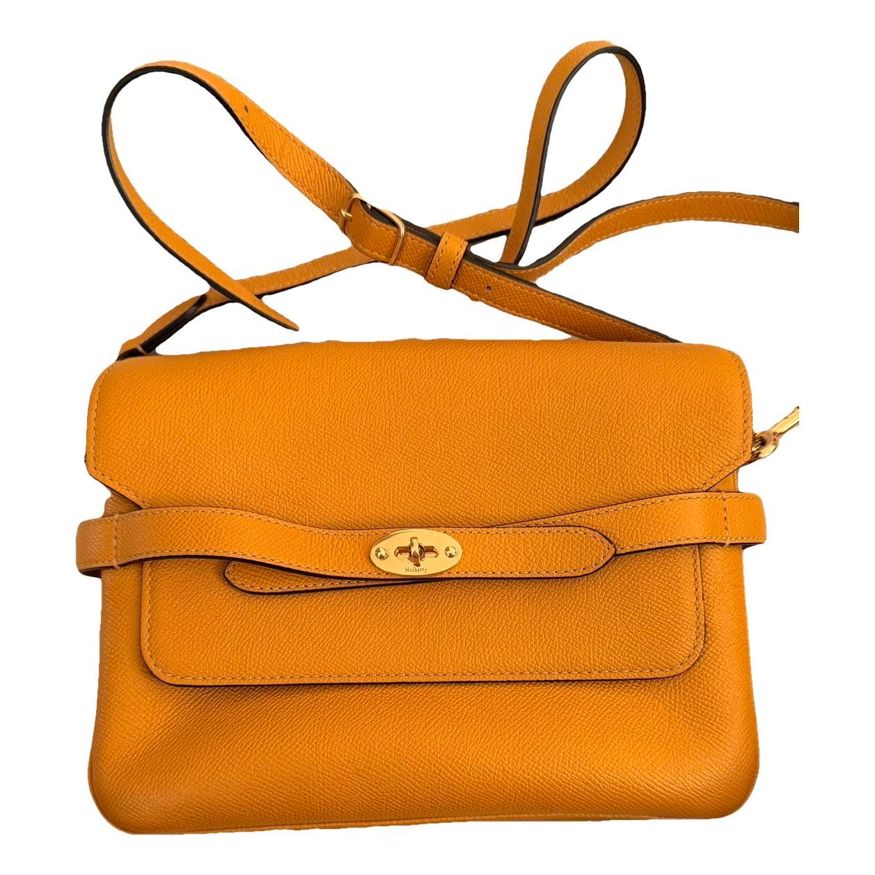 Leather clutch bag