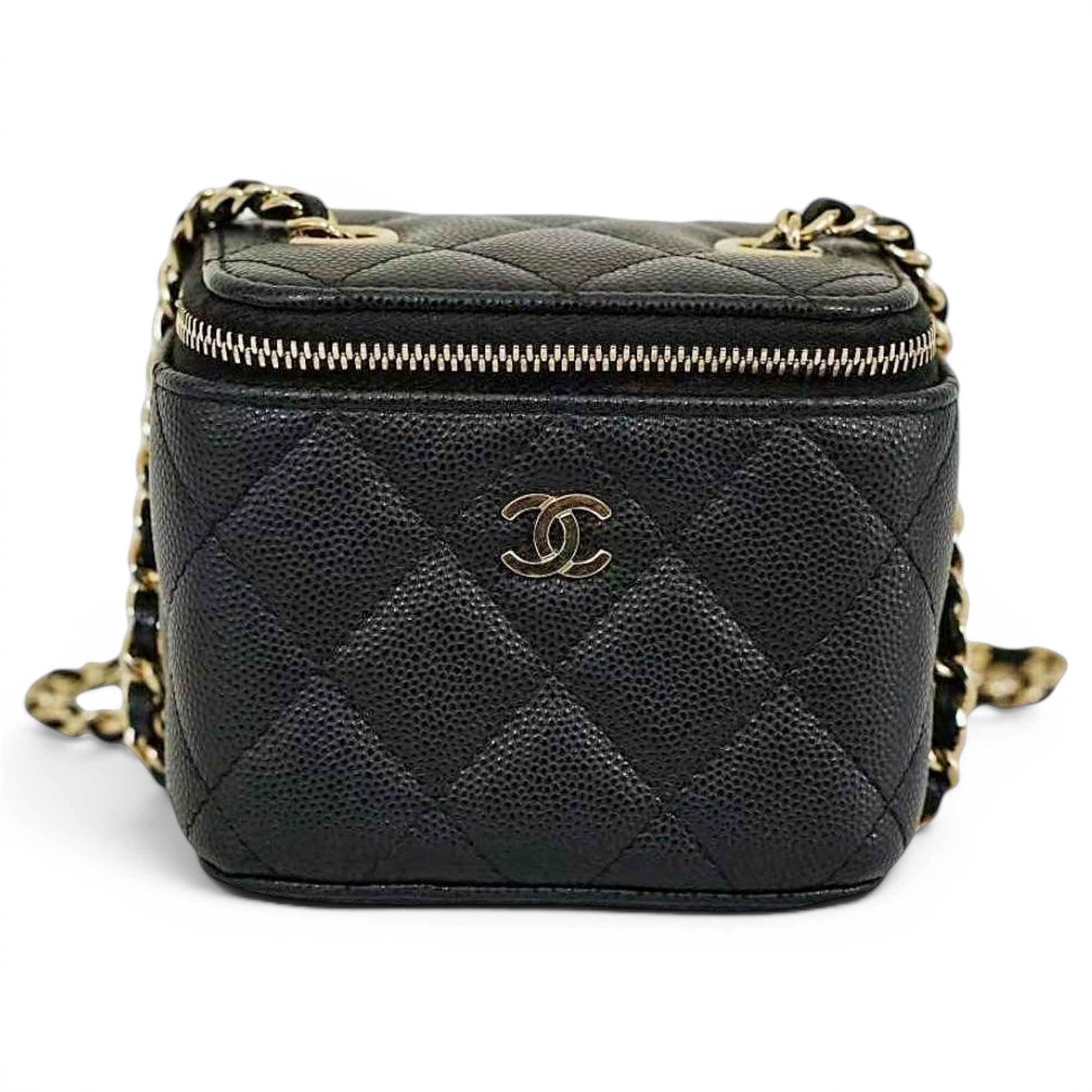 Trendy CC Vanity leather handbag