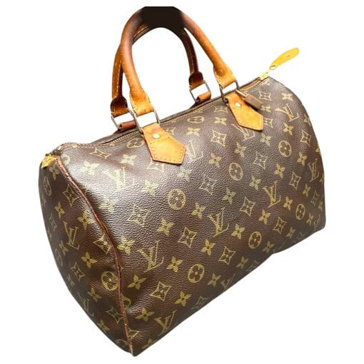 Speedy leather handbag