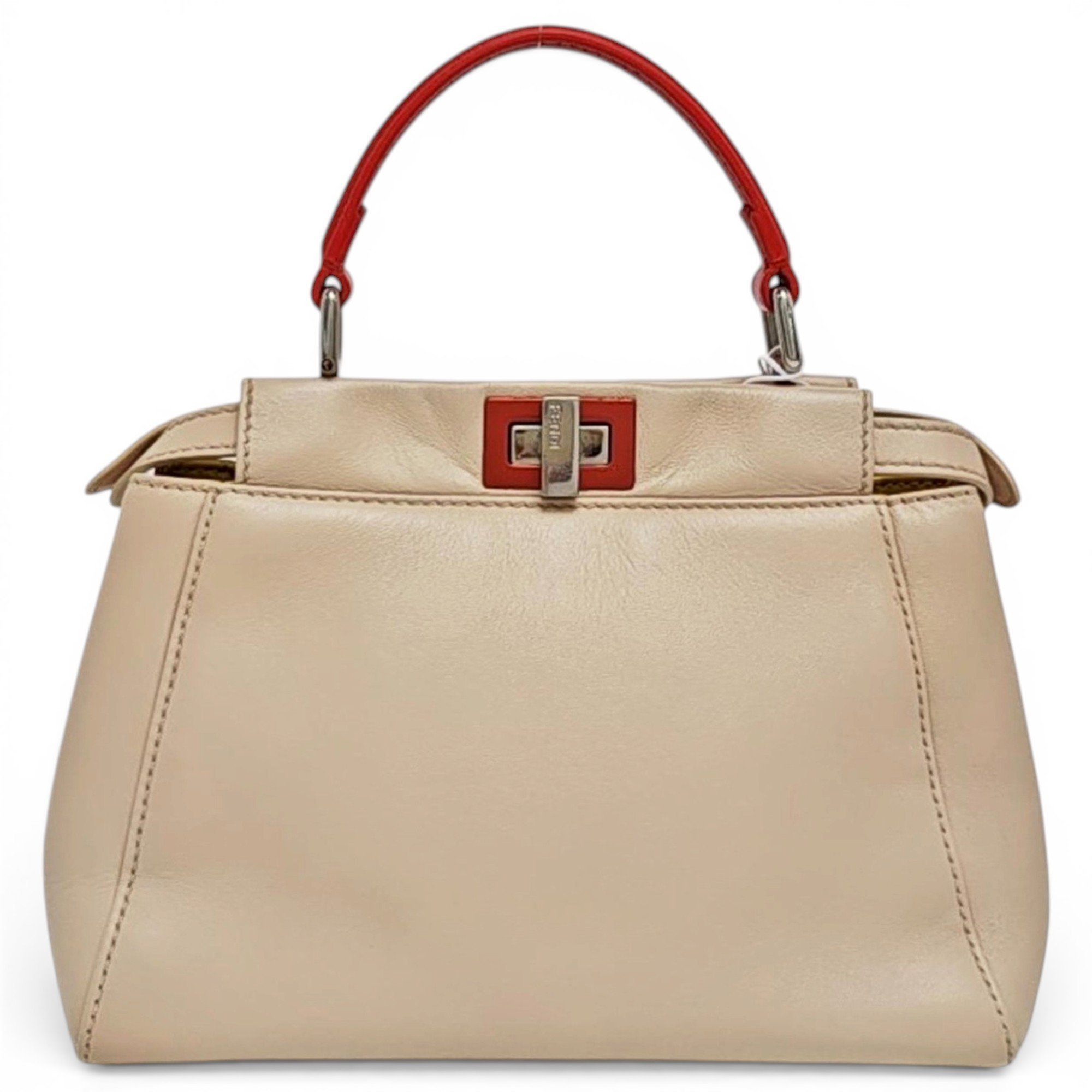 Peekaboo leather handbag