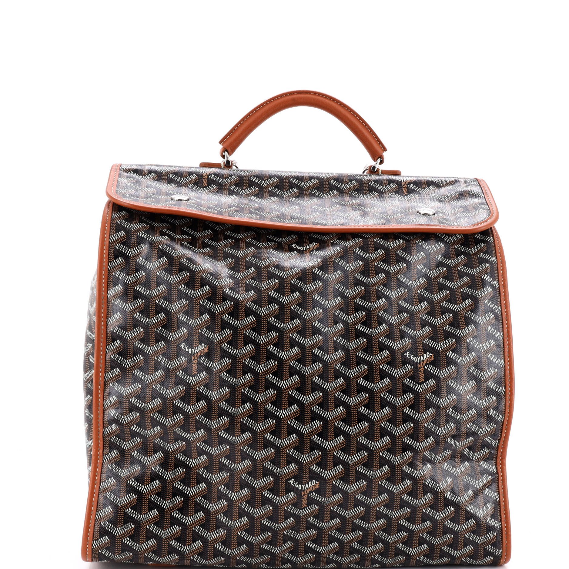 Saint Leger Briefcase Backpack Coated Canvas