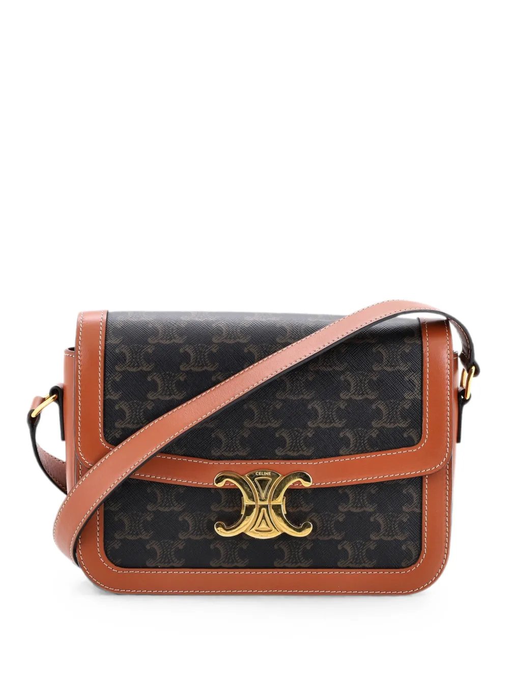 Triomphe Triomphe Coated Canvas Medium shoulder bag