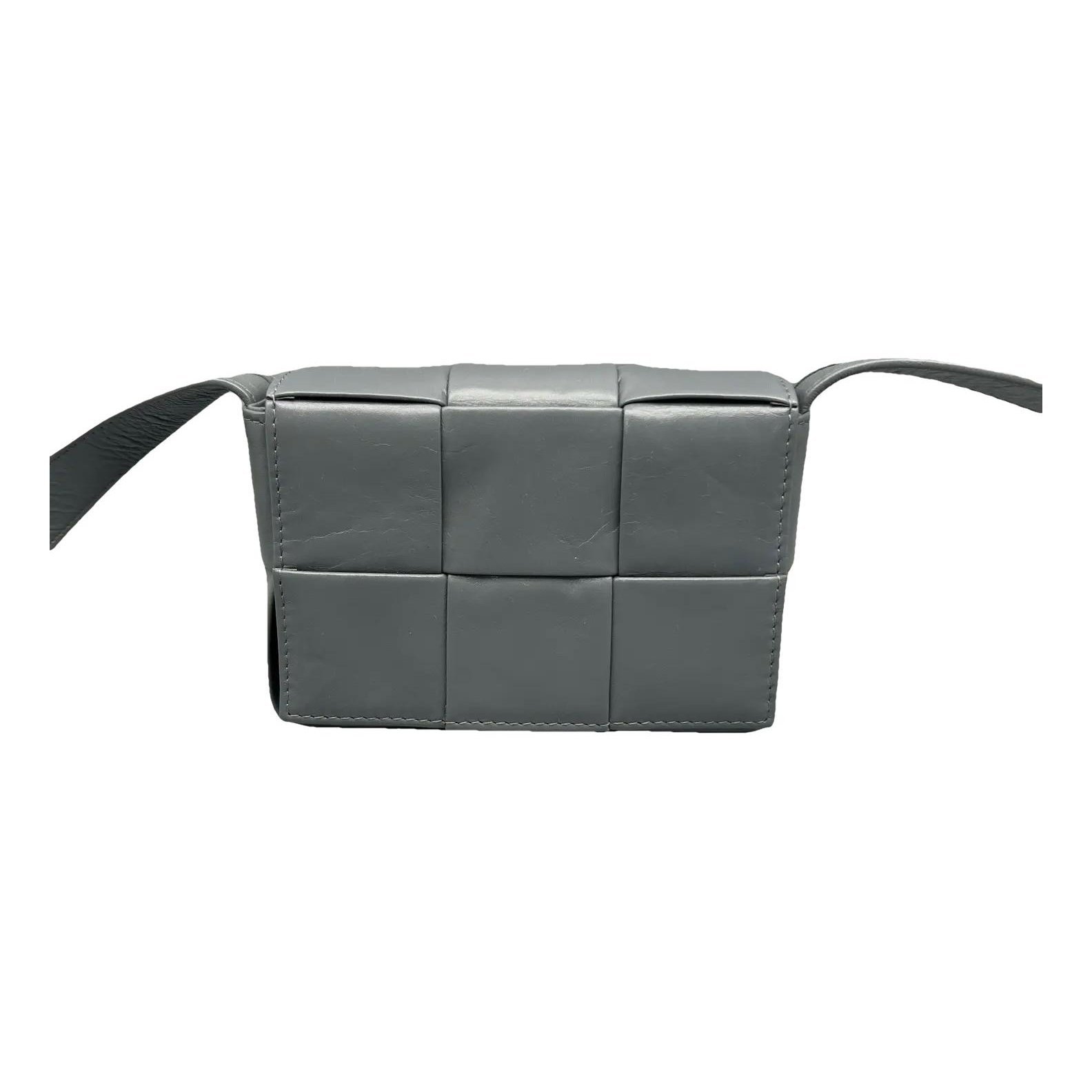 Cassette leather crossbody bag