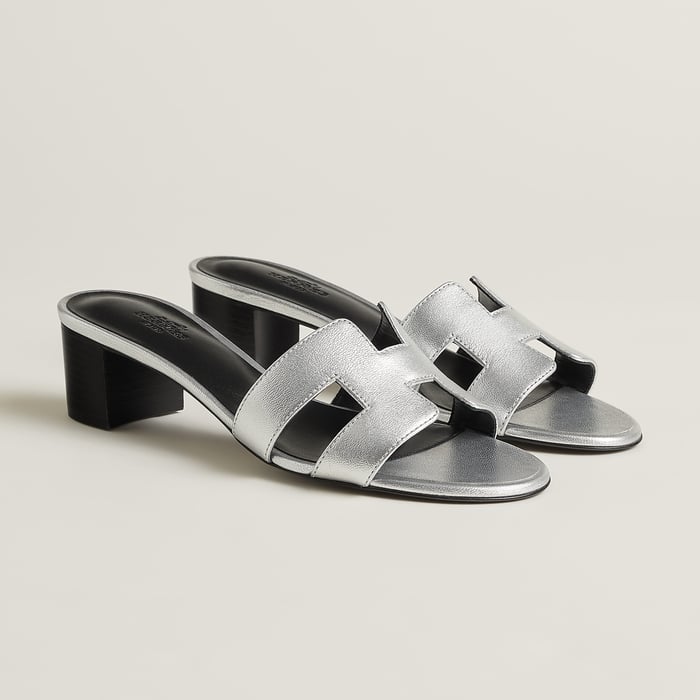 Gris Argenté Oasis Sandal