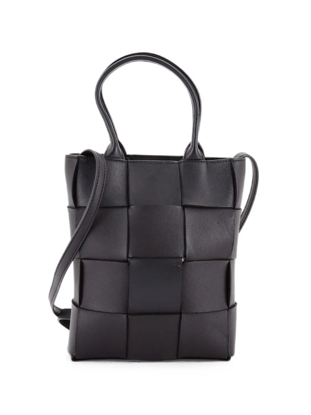 Cassette Convertible Maxi Intrecciato Leather Mini tote bag