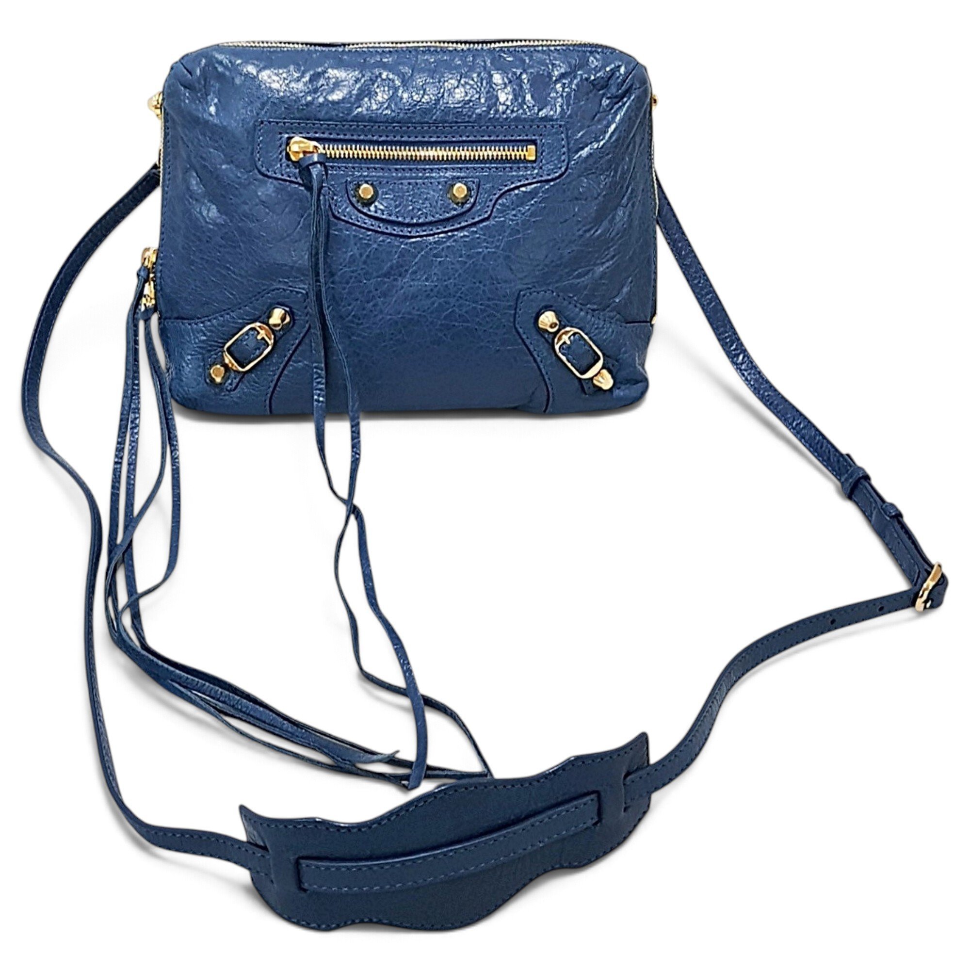 City leather crossbody bag