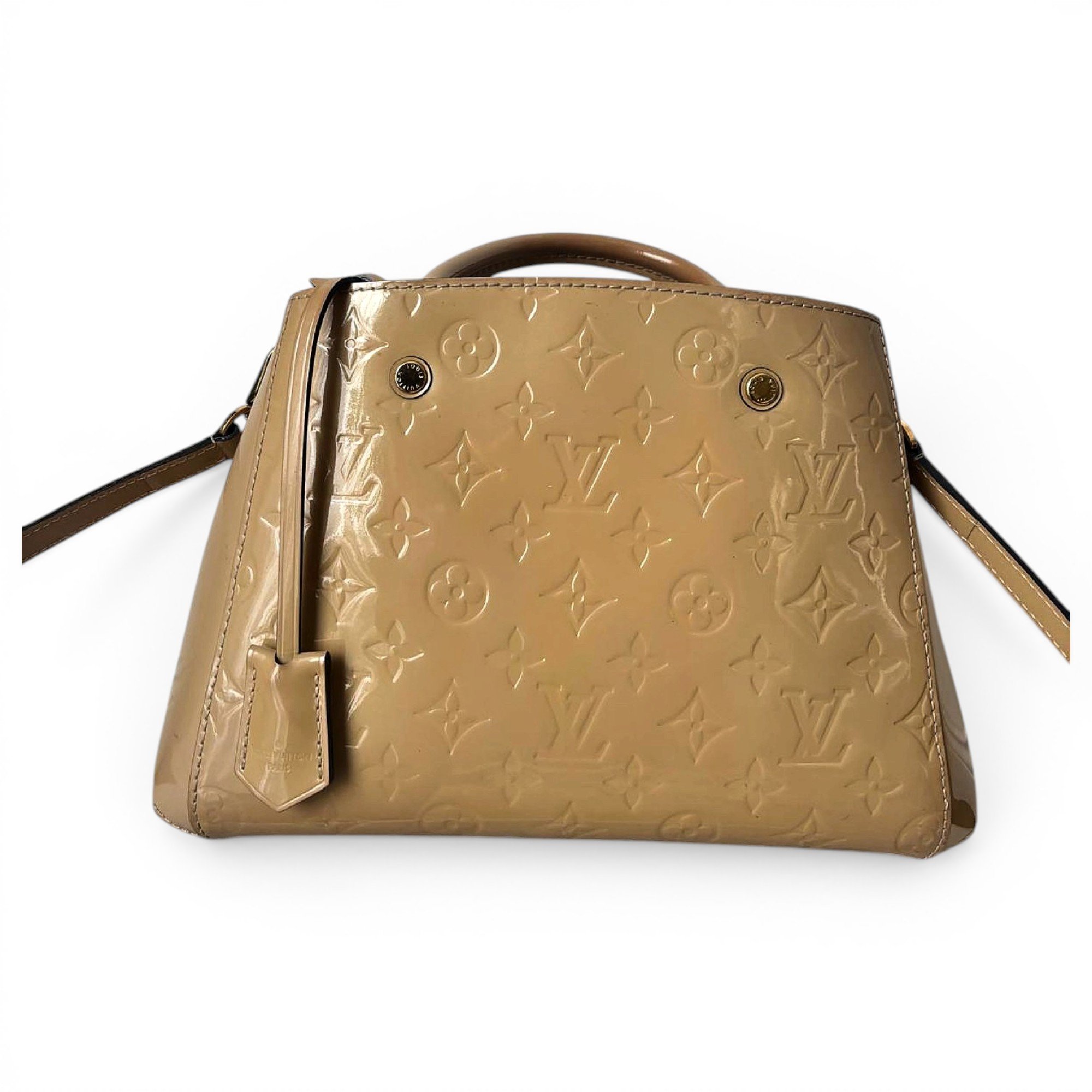Bellevue patent leather handbag