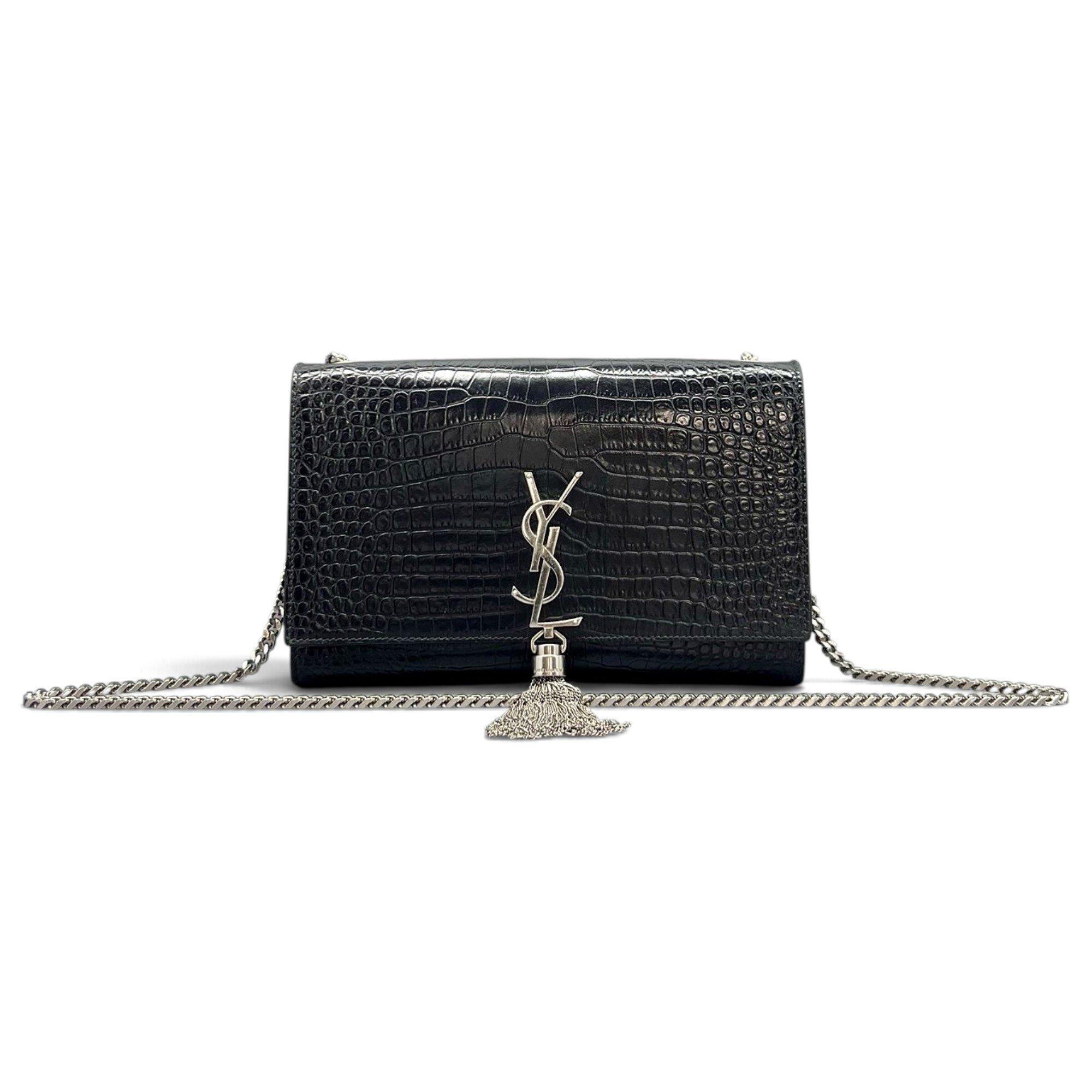 Pompom Kate leather crossbody bag